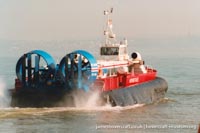 AP1-88 hovercraft promotional day by BHC -  (credit: The <a href='http://www.hovercraft-museum.org/' target='_blank'>Hovercraft Museum Trust</a>).